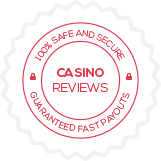 100% Safe and Secure Casino Reviews Badge