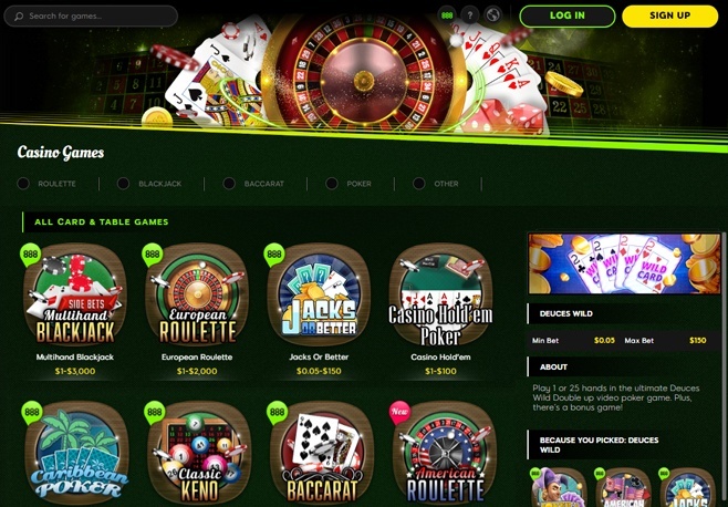 888 Casino screenshot