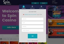 Spin Casino screenshot