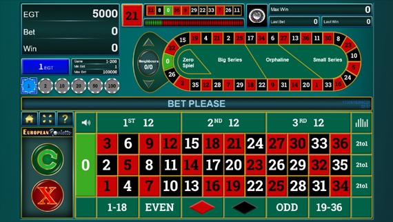 European Roulette Screenshot 1