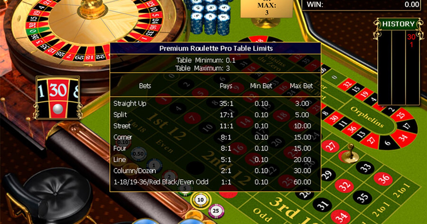 Roulette Pro gameplay screenshot